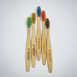 kids c curve bamboo toothbrush – ultra soft bristles | gentle oral care | fakkar brand organics