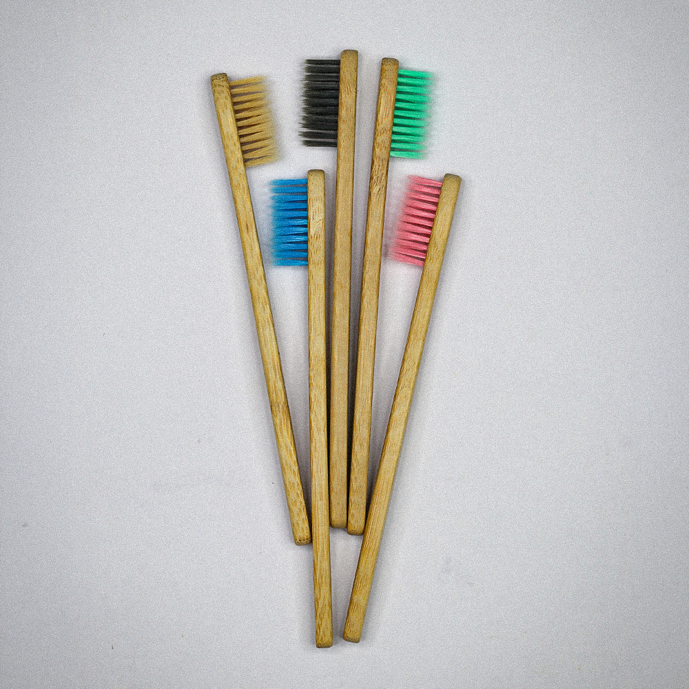 kids c curve bamboo toothbrush – ultra soft bristles | gentle oral care | fakkar brand organics