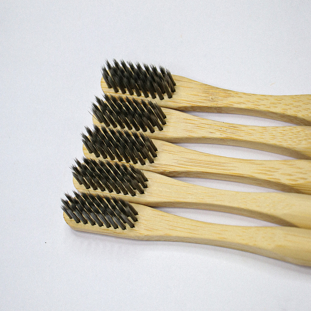 round bottom bamboo toothbrush ( soft bristles)