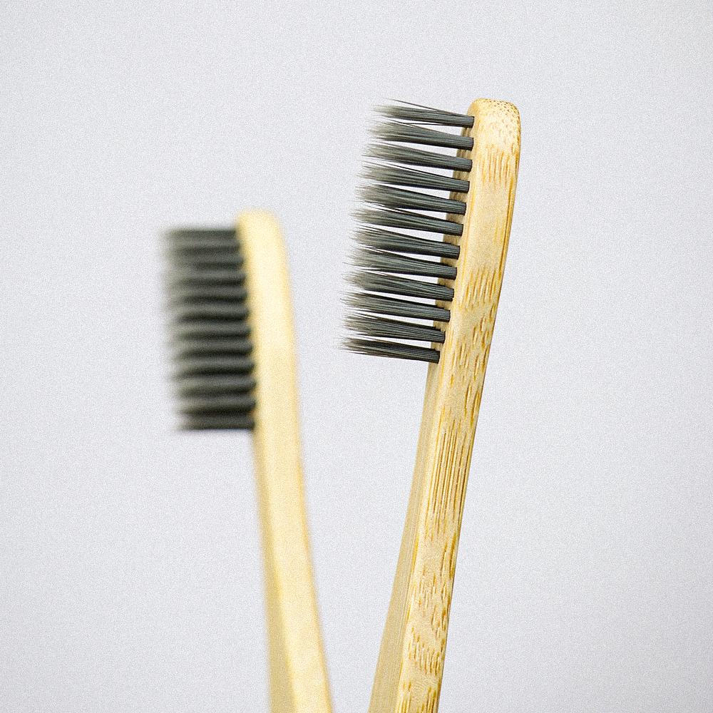 flat bamboo toothbrush – soft & ultra soft bristles | eco friendly daily use | fakkar brand organics