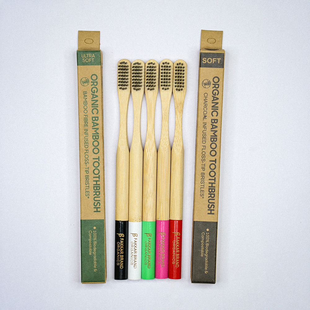round bottom bamboo toothbrush ( soft bristles)