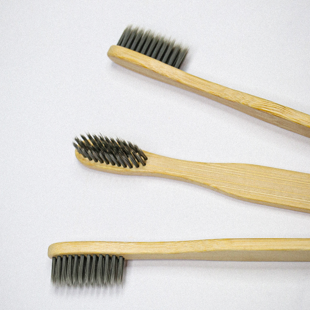 flat bamboo toothbrush – soft & ultra soft bristles | eco friendly daily use | fakkar brand organics