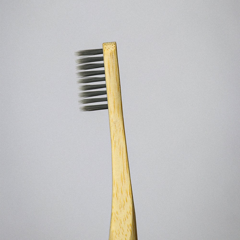 round bottom bamboo toothbrush ( soft bristles)